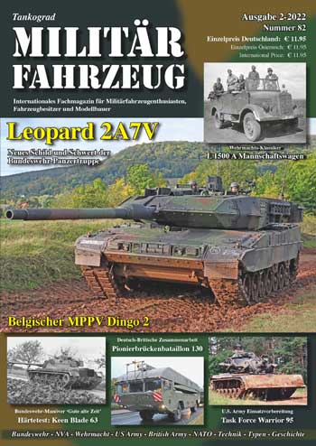 Tankograd Militärfahrzeug 2/2022: Leopard 2A7V